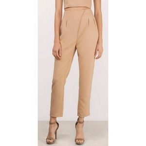 NWT Tan Pleated AnklePants